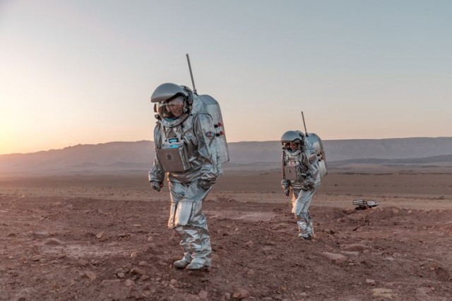 Симулятор марсіанської бази в пустелі Негев, Ізраїль, фото жовтня 2021 року